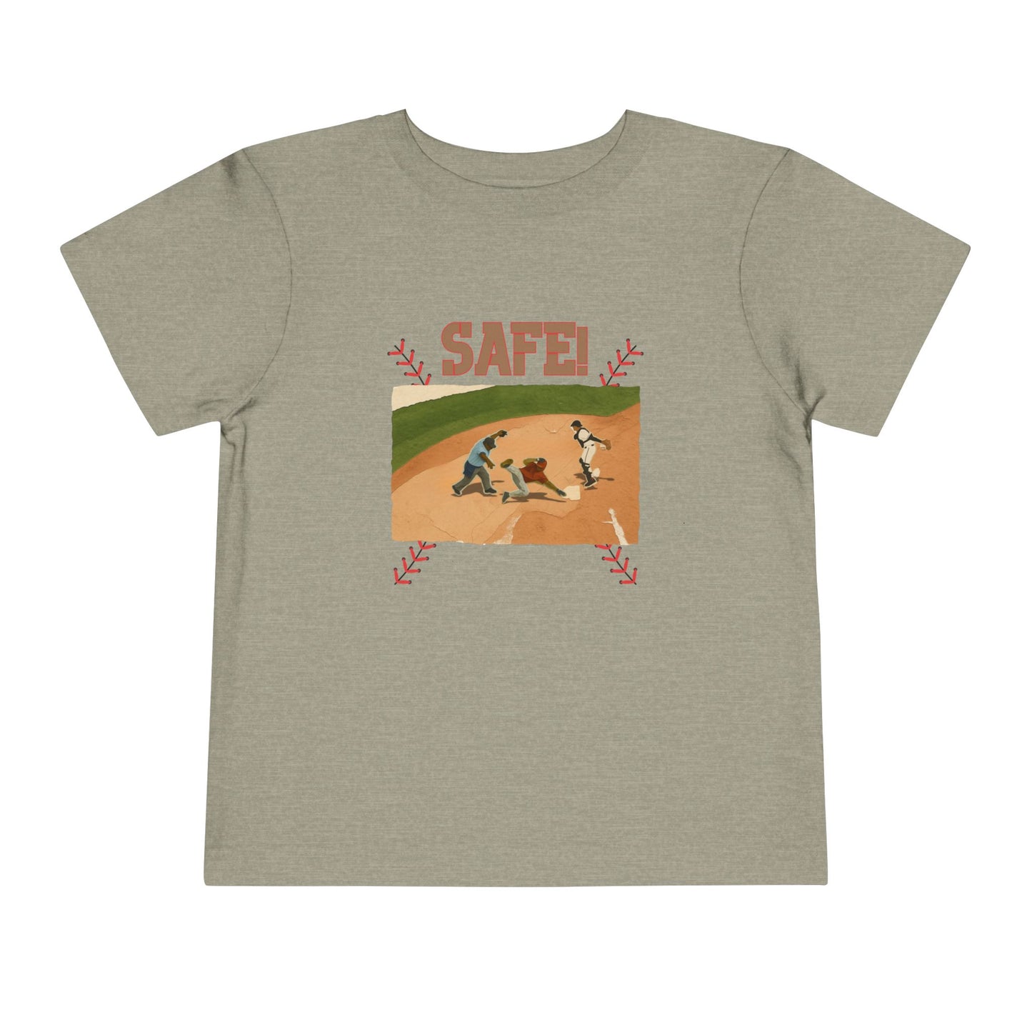 Safe Baseball Tee - Toddler Graphic T-Shirt