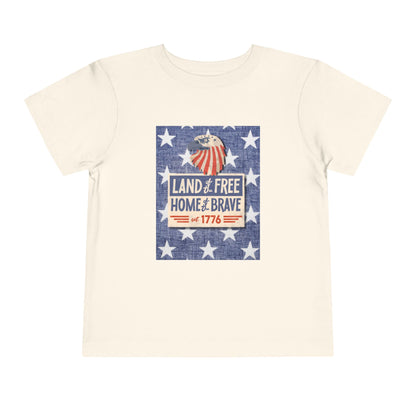 Land of the free Tee - Toddler Graphic T-Shirt