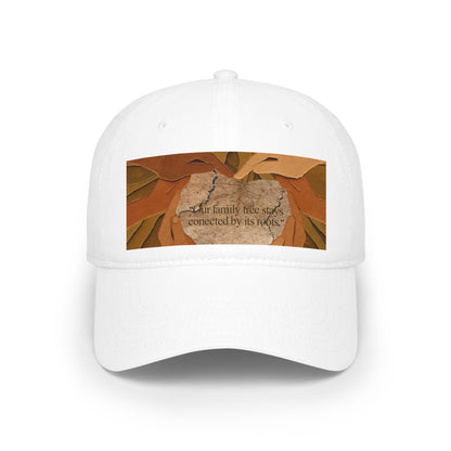 Unisex Family Leaf Low-Profile Baseball Cap - Printed