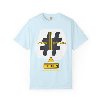Black White Yellow Lanes Tee - Unisex T-shirt