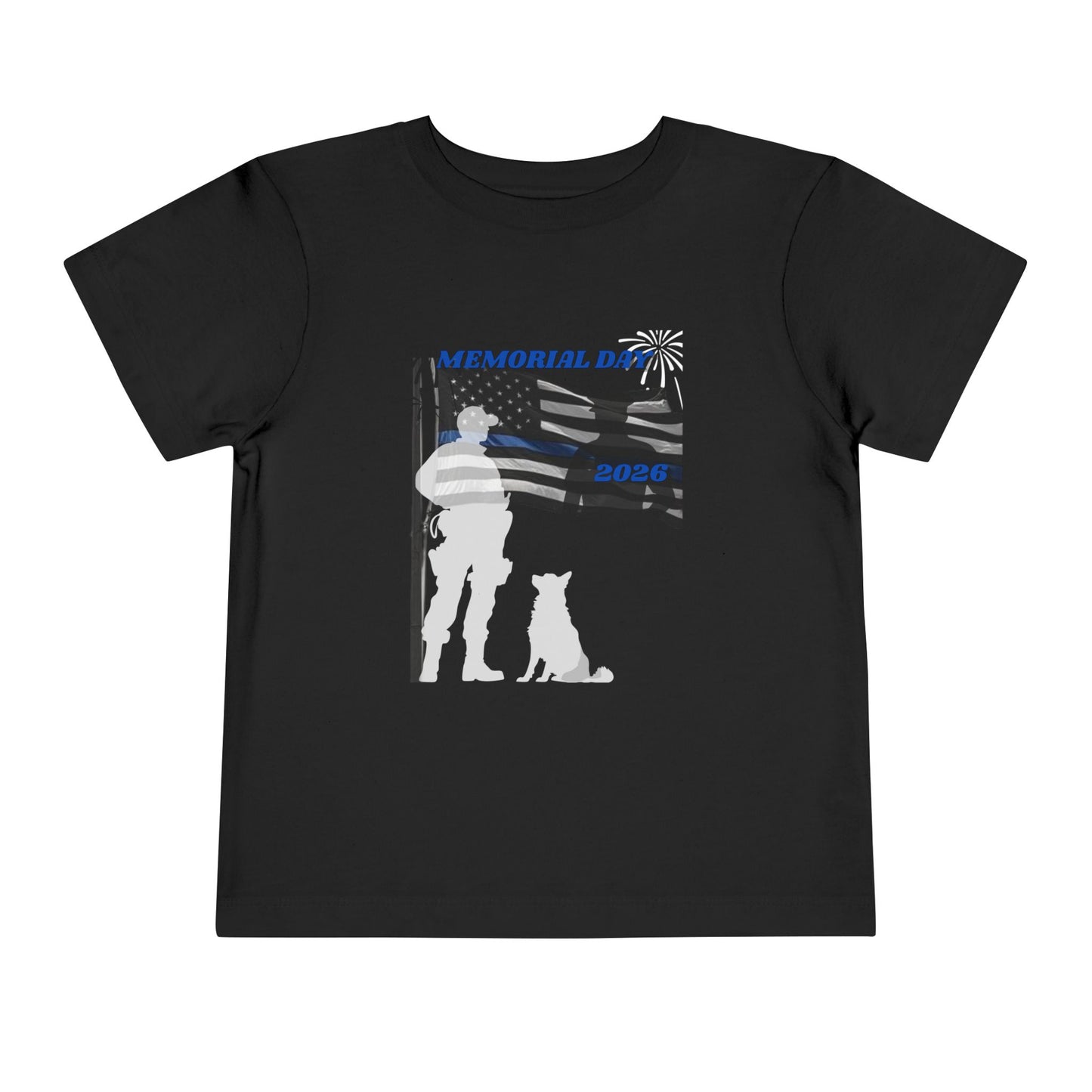 Memorial Day Police 26 Tee — Toddler Graphic T-Shirt