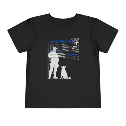 Memorial Day Police 26 Tee — Toddler Graphic T-Shirt