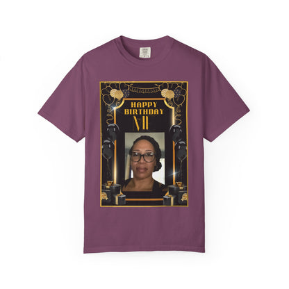 Black & Gold Bold Font Me B Day Personalize It! Tee - Unisex T-shirt