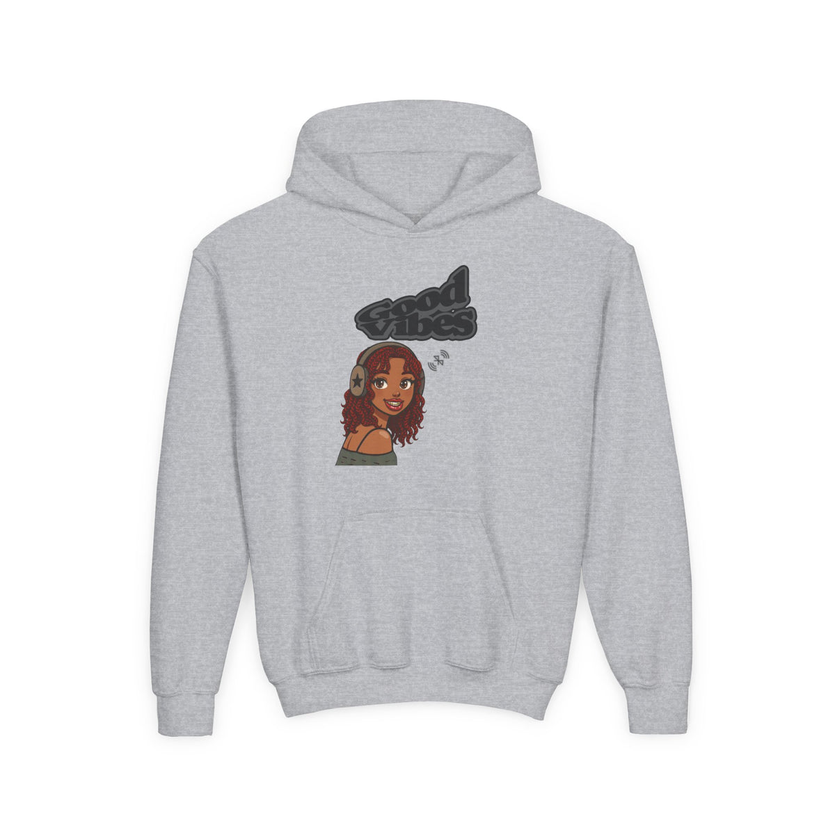 Her Cool Vibes - Kids/Youth Hoodie Gildan 18500B