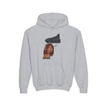 Her Cool Vibes - Kids/Youth Hoodie Gildan 18500B
