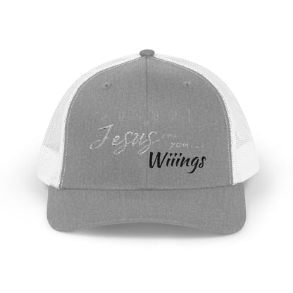 Unisex The Gospel of Jesus Gives... Snapback Trucker Cap - Embroidered