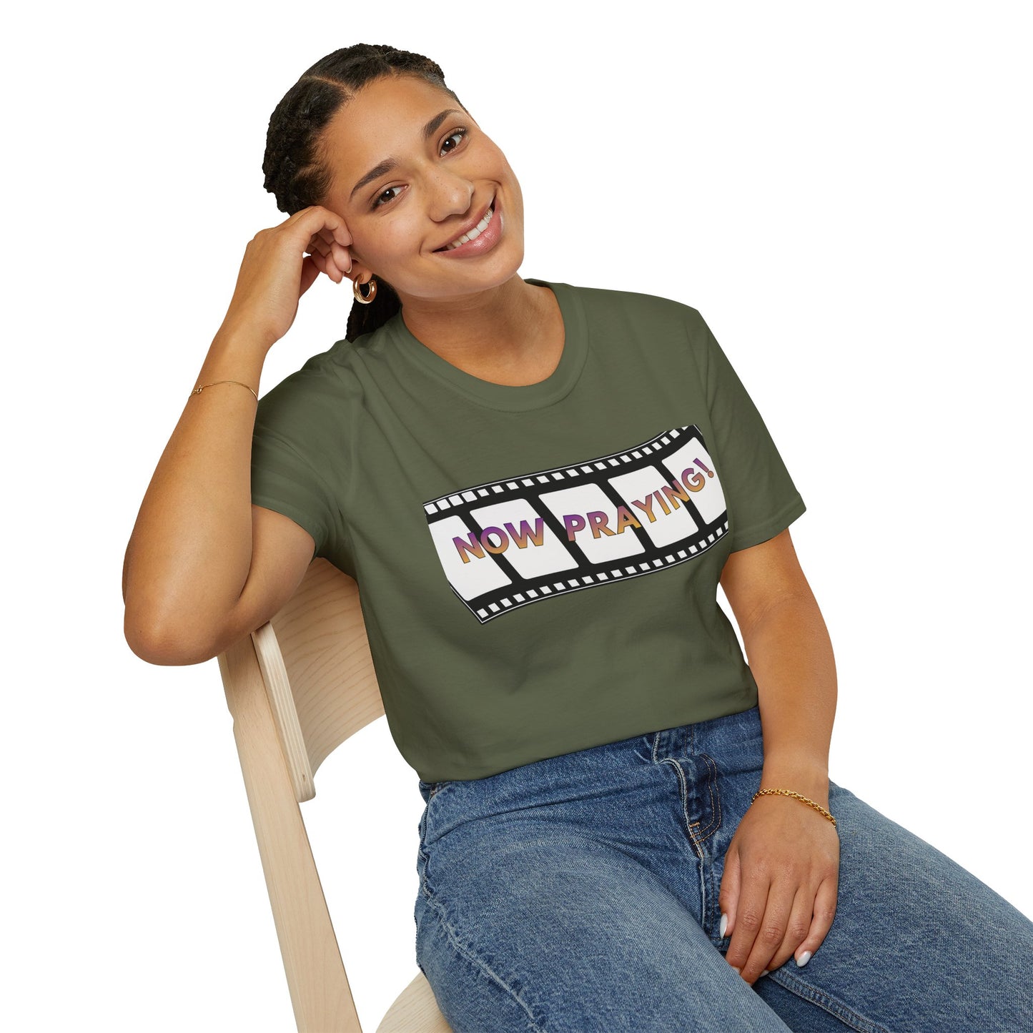 NOW PRAYING Tee - Unisex T- Shirt