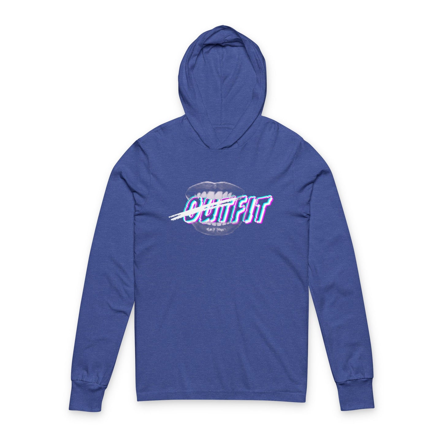 Mouth Fit - Hooded Long Sleeve T-Shirt