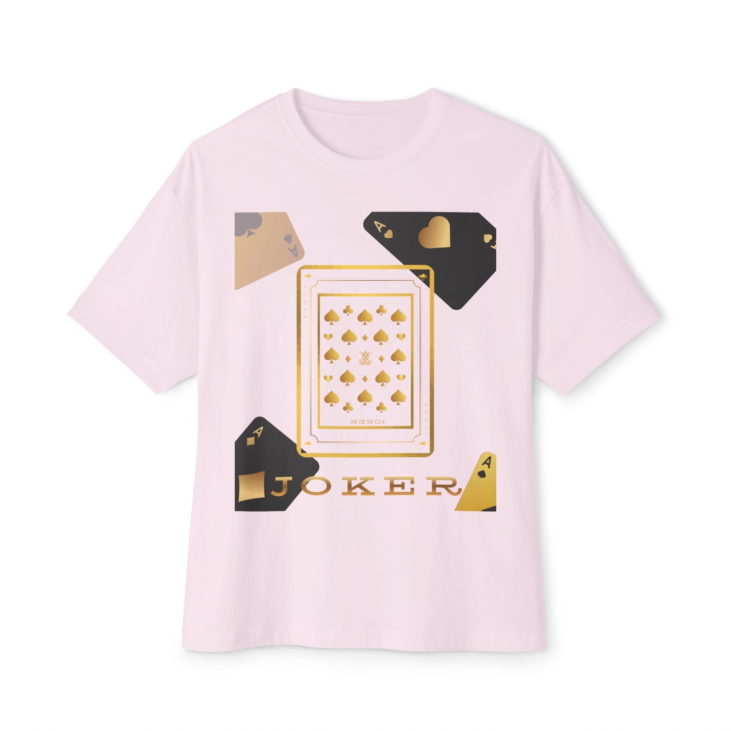 Joker and Aces Tee – Oversized Box Graphic T-Shirt