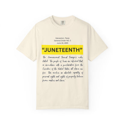 Juneteenth G O 3 Tee - Unisex T-shirt