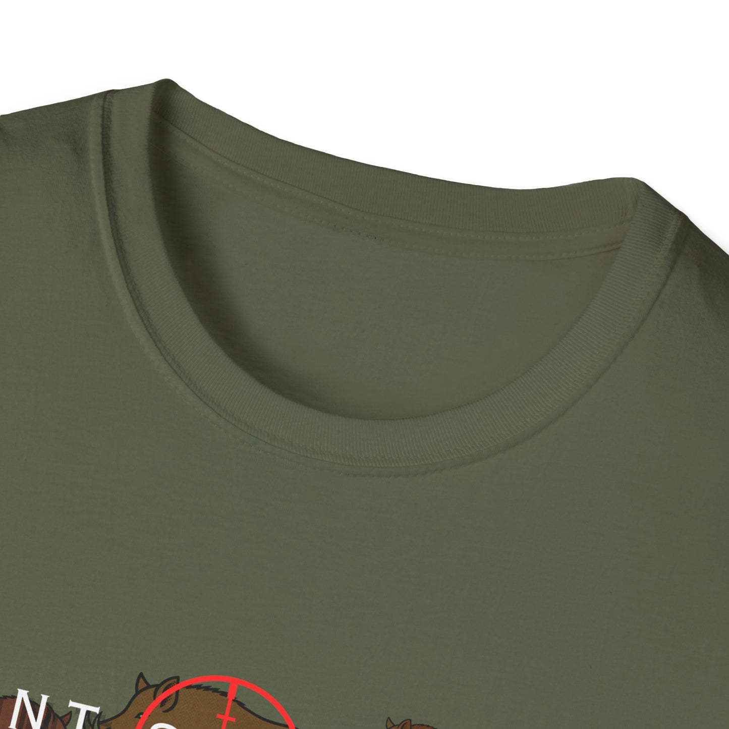 Hunt Something Wild Hog Tee - G64000 Unisex T- Shirt