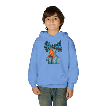 Peace Good Vibes - Kids/Youth Hoodie Gildan 18500B