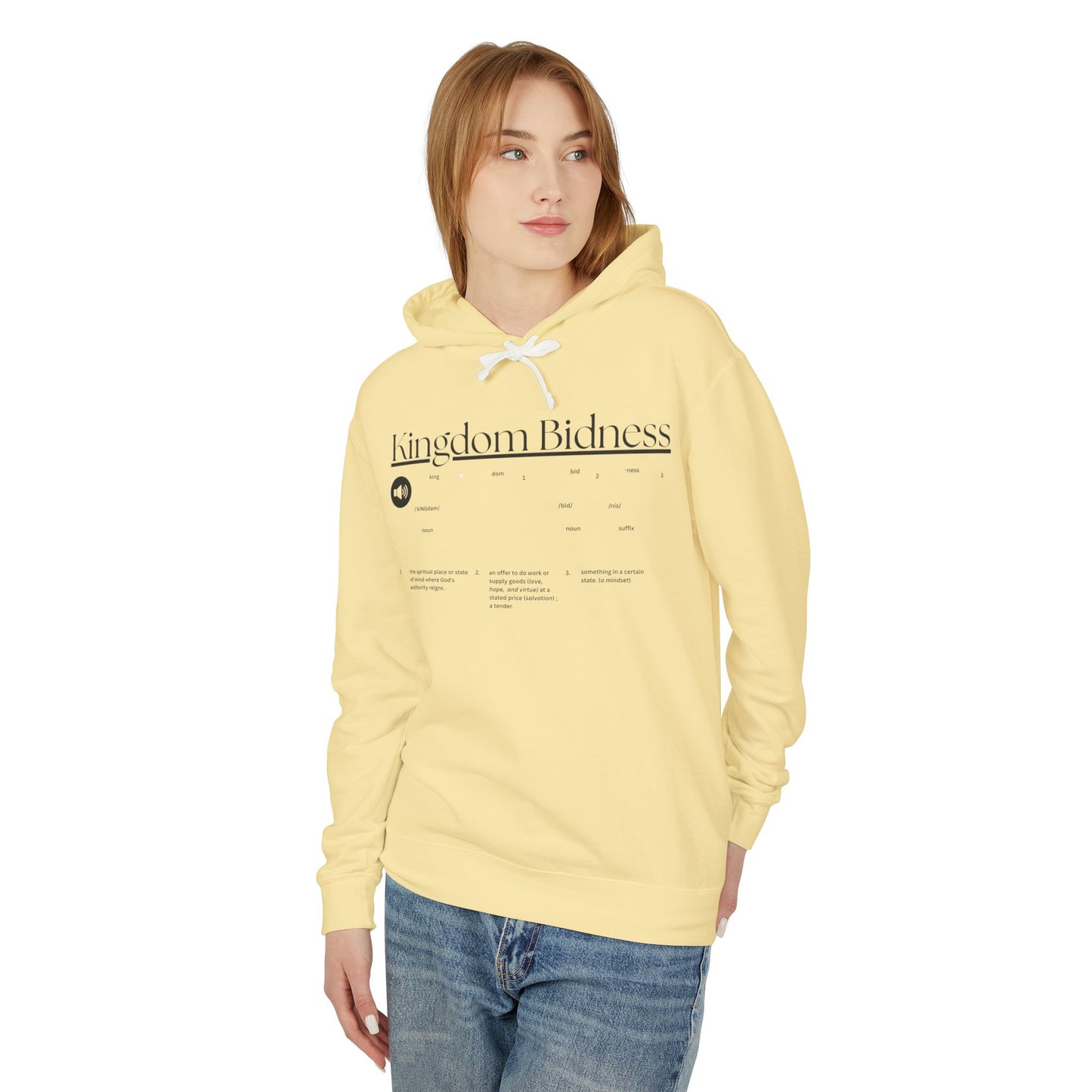 Kingdom — Unisex Lightweight Hooded Sweatshirt