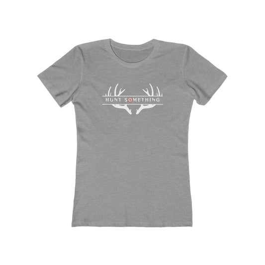 Hunt Something Deer Tee - Women’s Boyfriend Fit Celebration T-Shirt