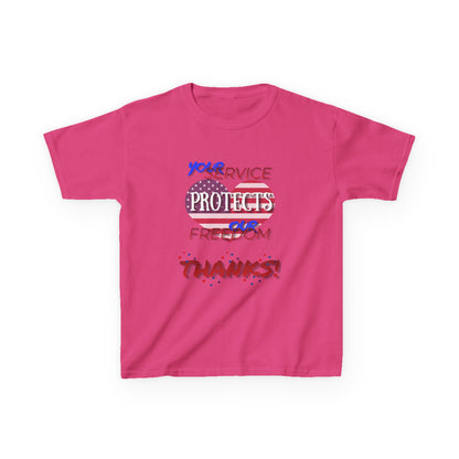 Thanks 4 Service Memorial Day Tee - Kids T-Shirt