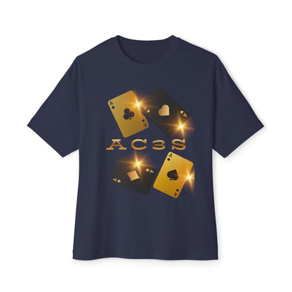 Aces Tee – Oversized Box Graphic T-Shirt