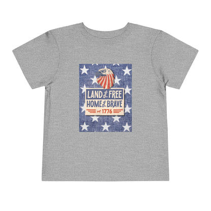 Land of the free Tee - Toddler Graphic T-Shirt