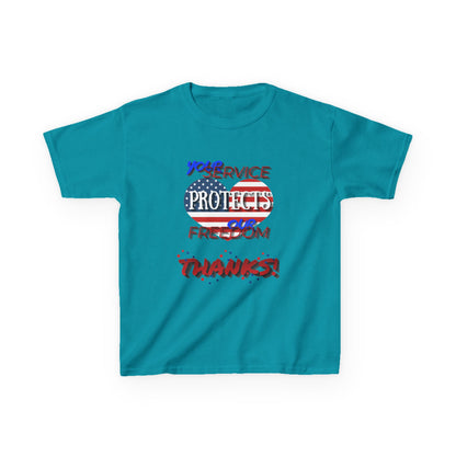 Thanks 4 Service Memorial Day Tee - G5000B Kids T-Shirt