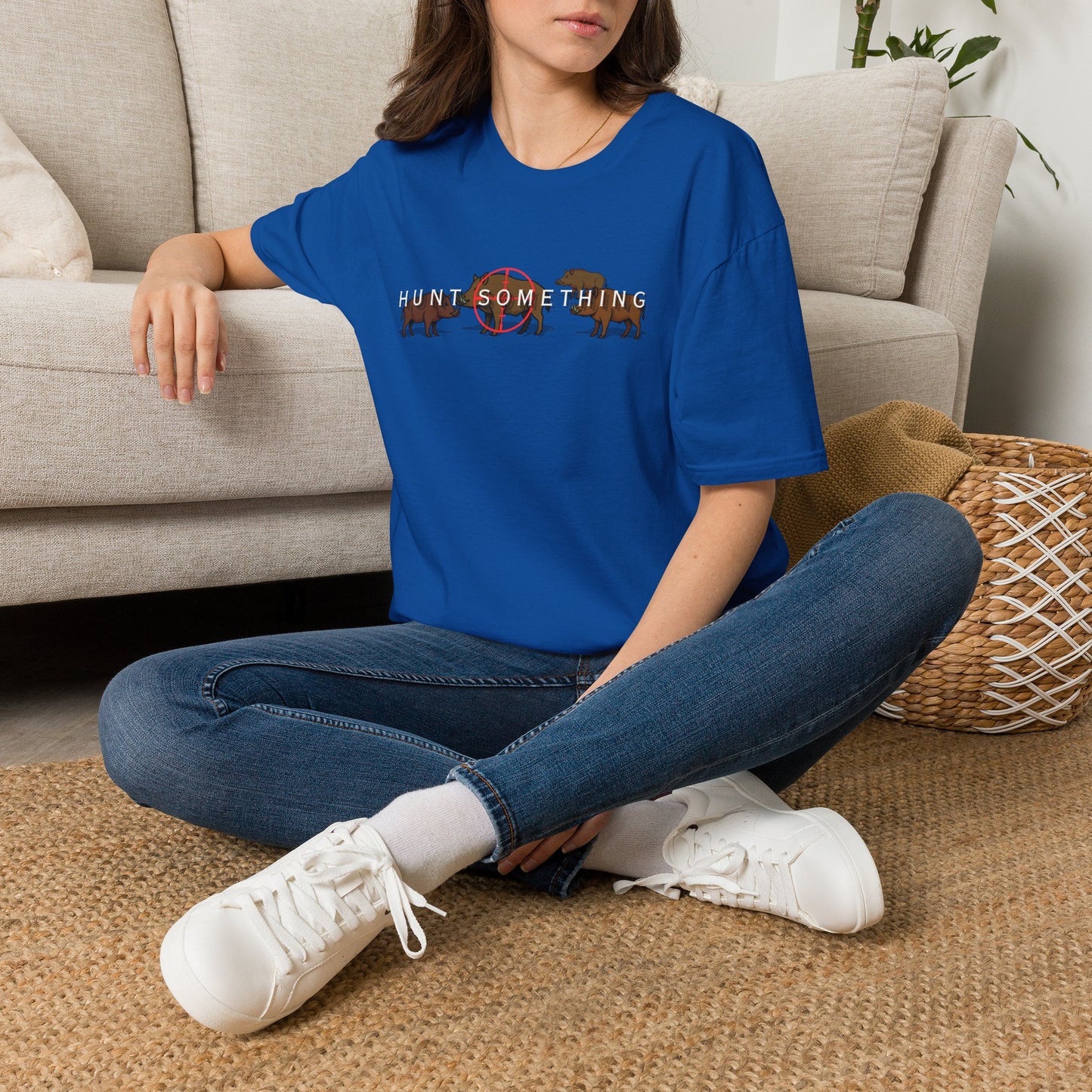 Hunt Something Wild Hog Tee - Unisex T- Shirt