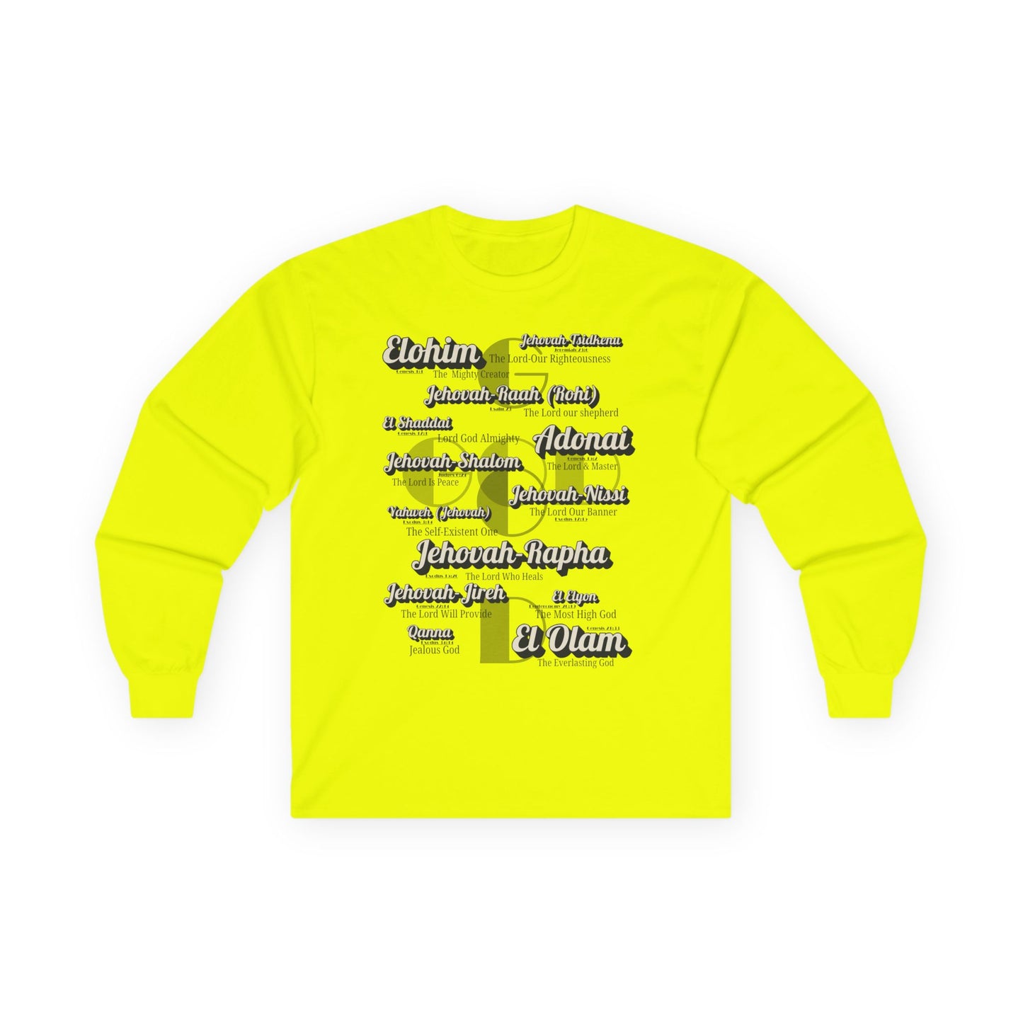 Names of God - Unisex Long Sleeve Tee