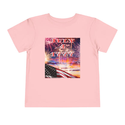 July 4th 1777 Tee - Toddler Graphic T-Shirt
