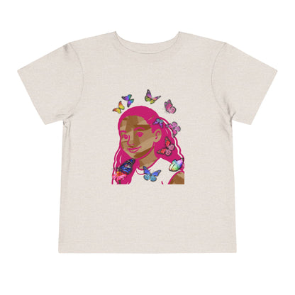 Pink Melanin - Graphic Toddler T-Shirt