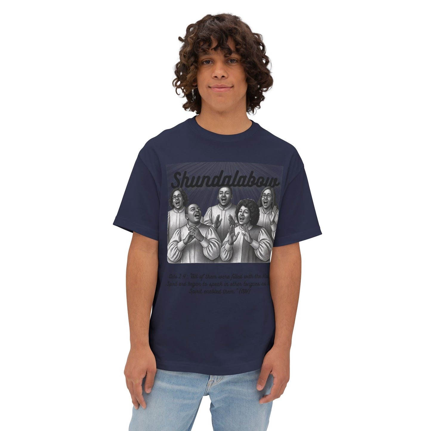 Choir Shundalabow – Oversized Box Graphic T-Shirt