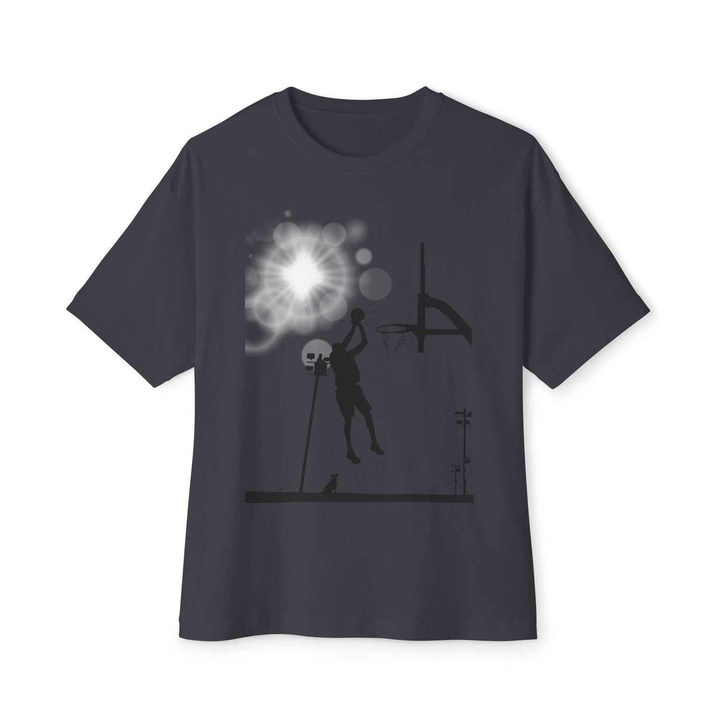Basketball Tee – Oversized Box Graphic T-Shirt