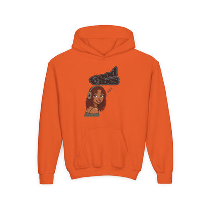 Her Cool Vibes - Kids/Youth Hoodie Gildan 18500B