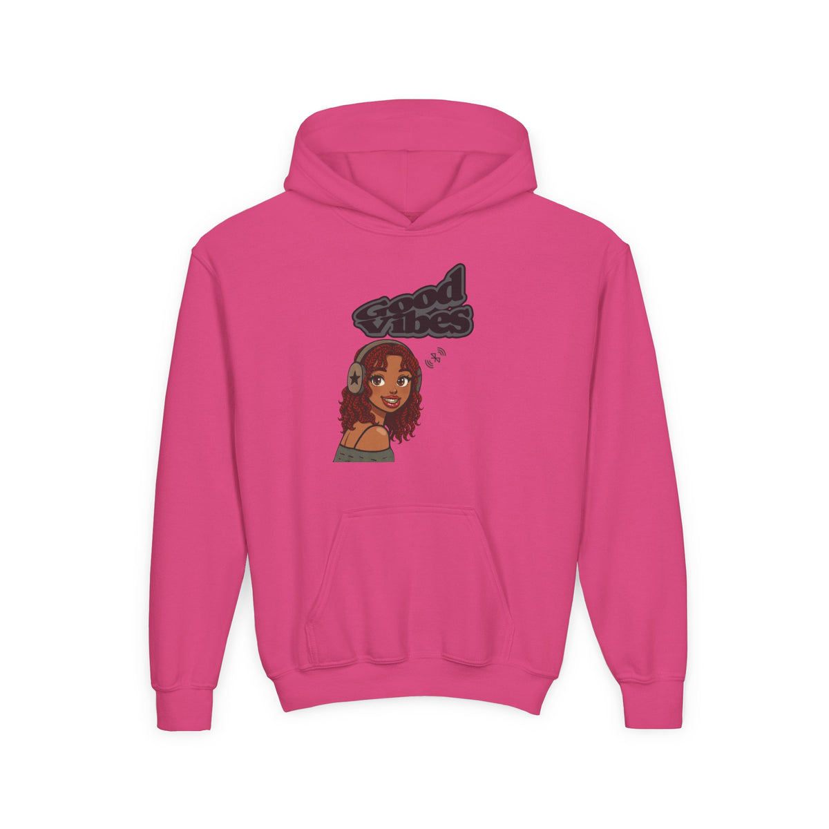 Her Cool Vibes - Kids/Youth Hoodie Gildan 18500B