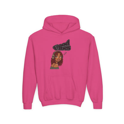 Her Cool Vibes - Kids/Youth Hoodie Gildan 18500B