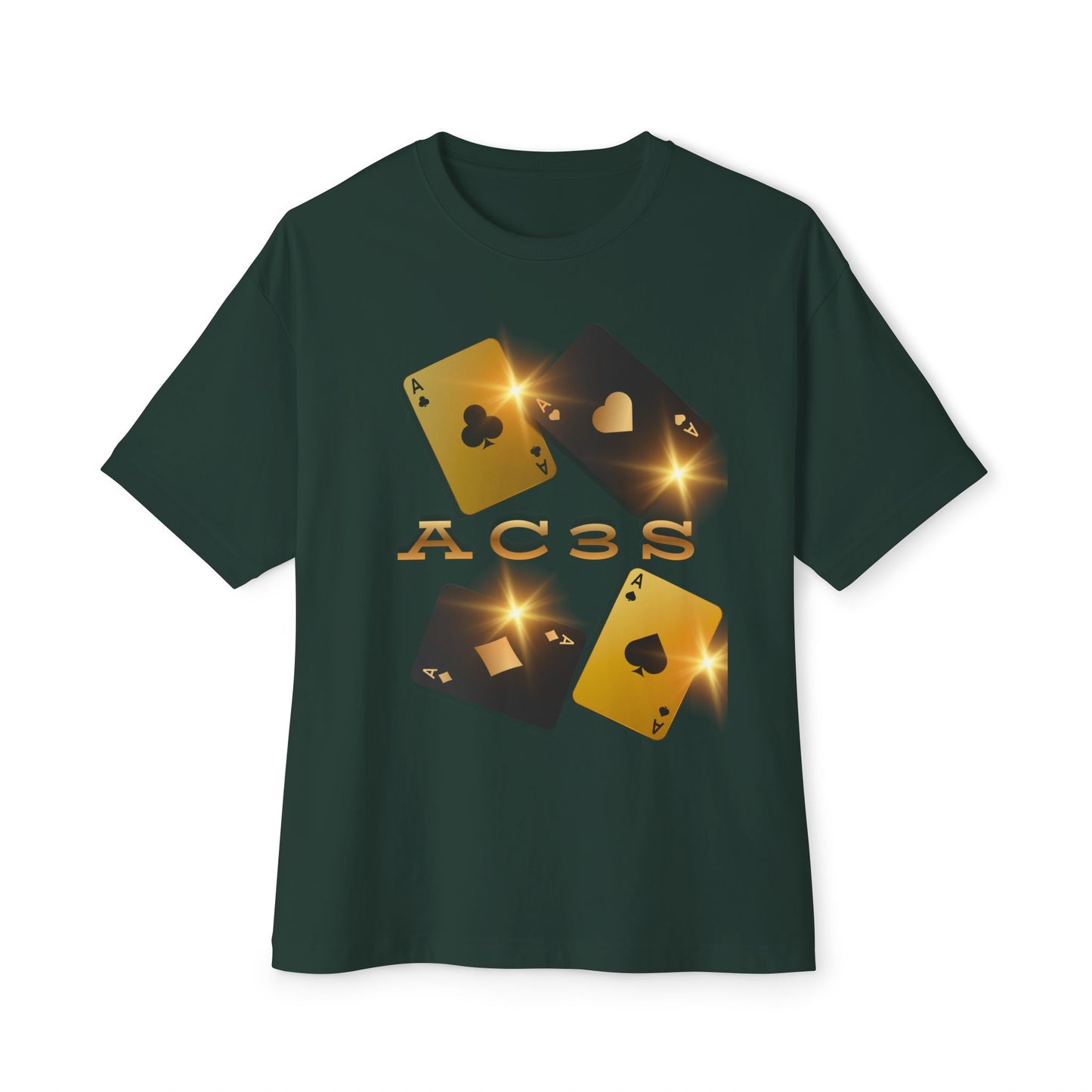 Aces Tee – Oversized Box Graphic T-Shirt