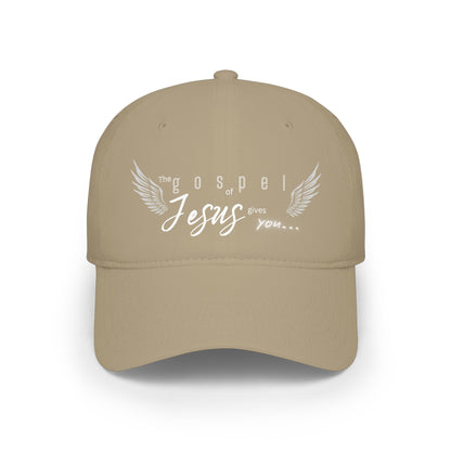 Unisex Gospel of Jesus Low-Profile Baseball Cap - Printed