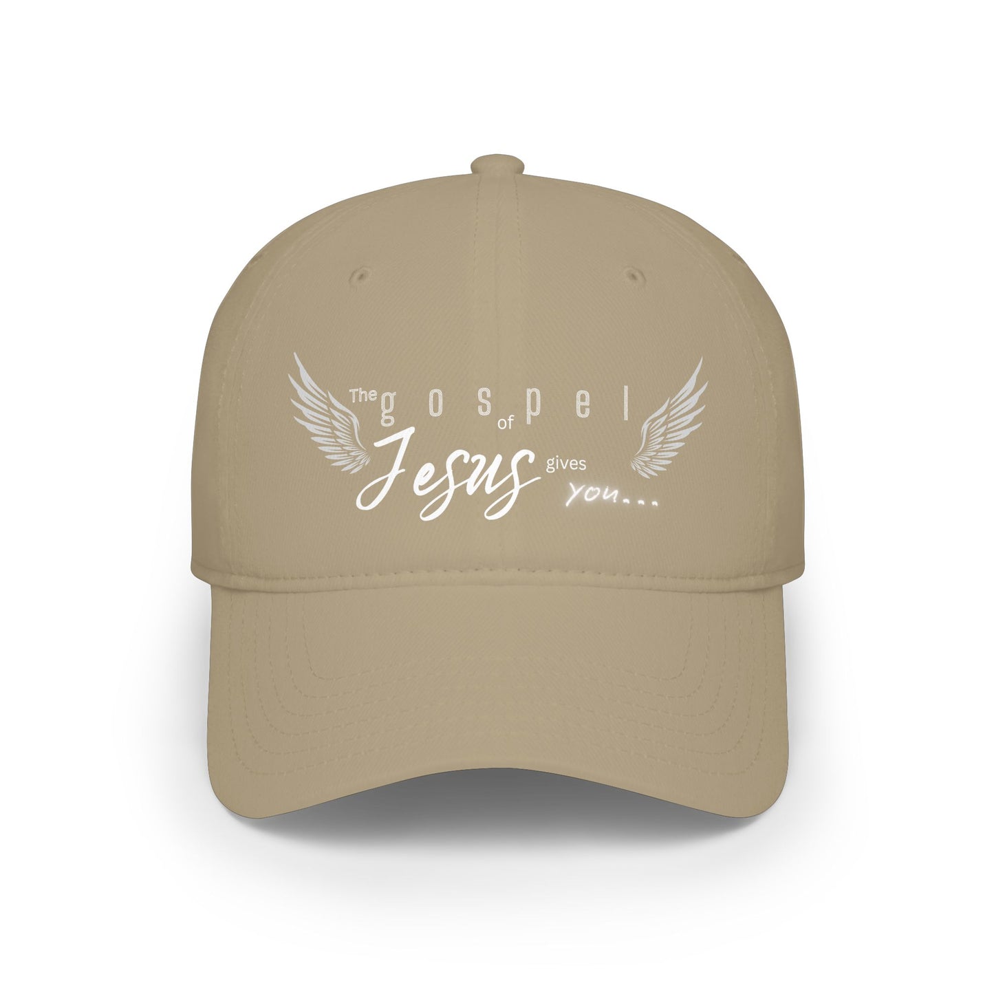 Unisex Gospel of Jesus Low-Profile Baseball Cap - Printed