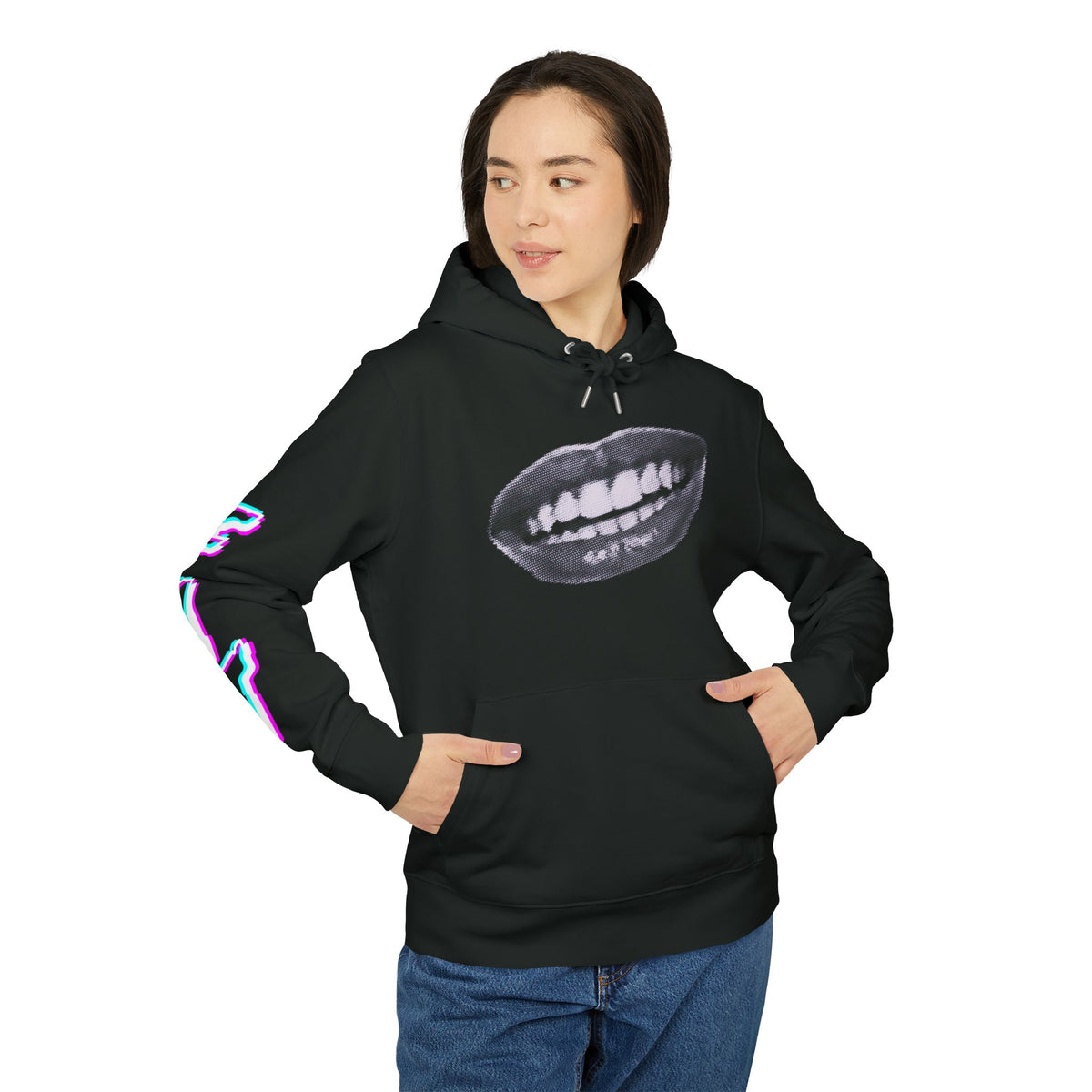 Mouth Fit Glitch - Cruiser Hoodie