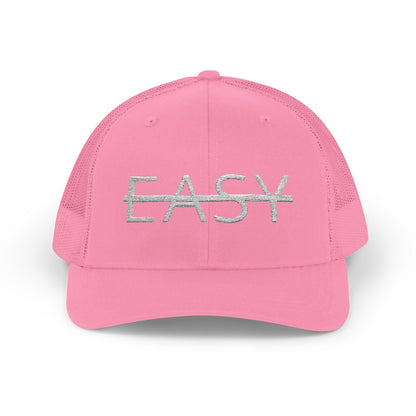 Unisex Not Easy Snapback Trucker Cap - Embroidered