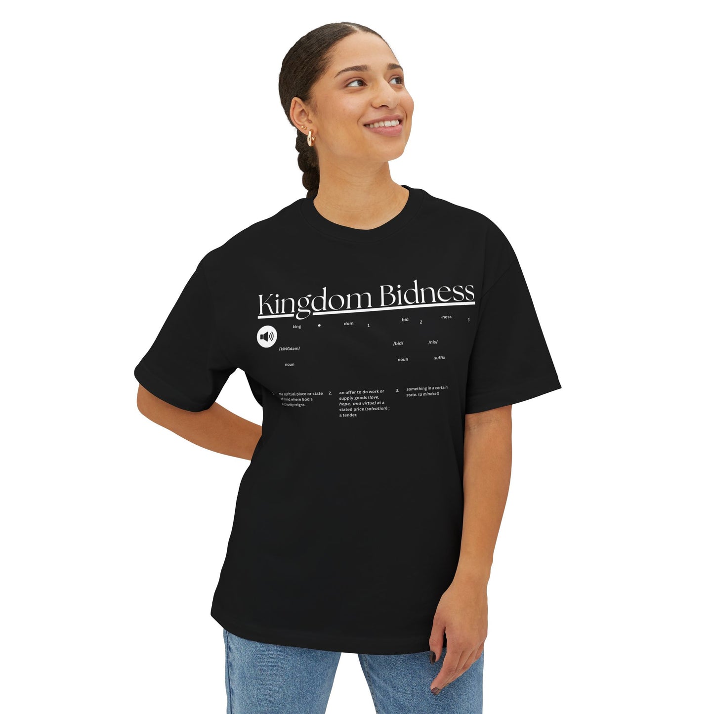 Kingdom Tee – Oversized Box Graphic T-Shirt
