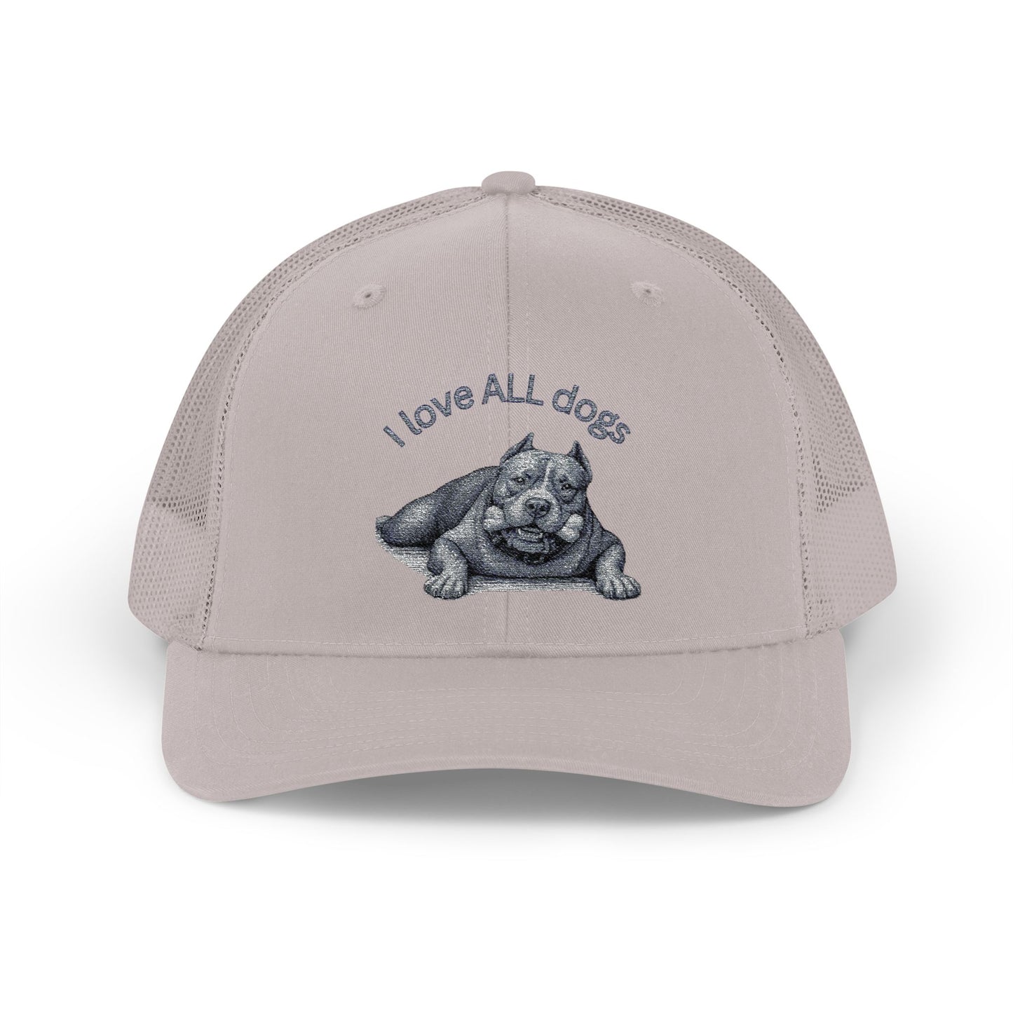 Unisex I love ALL Dogs Snapback Trucker Cap - Embroidered
