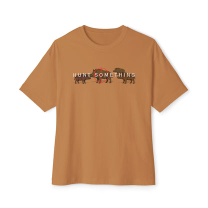Hunt Something Wild Hog Tee – Oversized Box Graphic T-Shirt