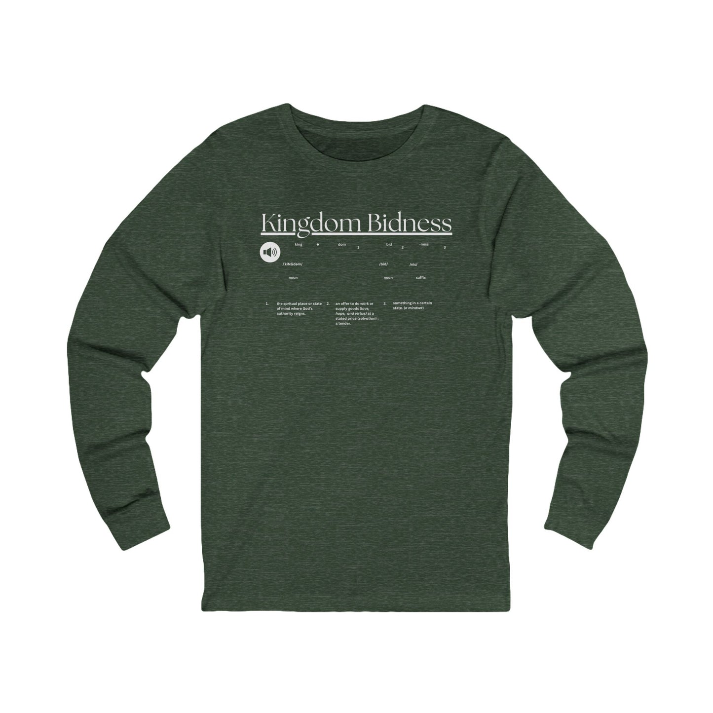 Kingdom - Women's Graphic Long Sleeve Tee BC3501