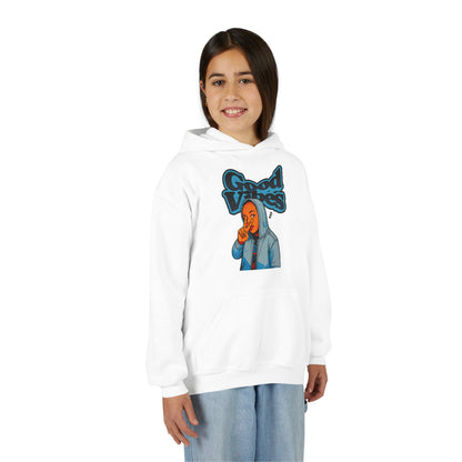 Peace Good Vibes - Kids/Youth Hoodie Gildan 18500B