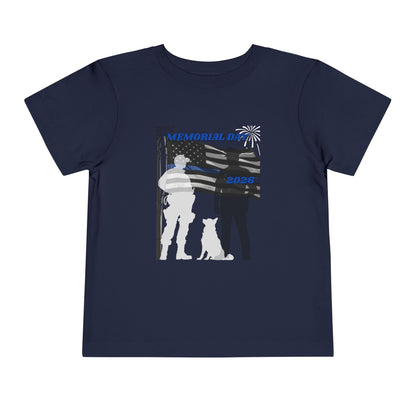 Memorial Day Police 26 Tee — Toddler Graphic T-Shirt