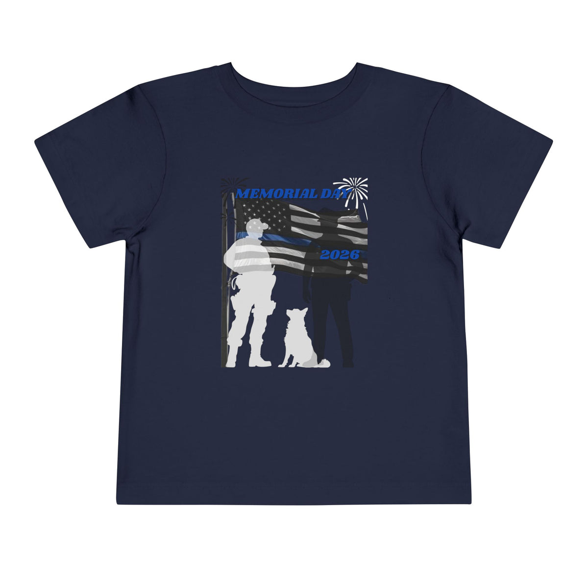 Memorial Day Police 26 Tee - BC3001T Toddler Graphic T-Shirt