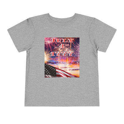 July 4th 1777 Tee - Toddler Graphic T-Shirt
