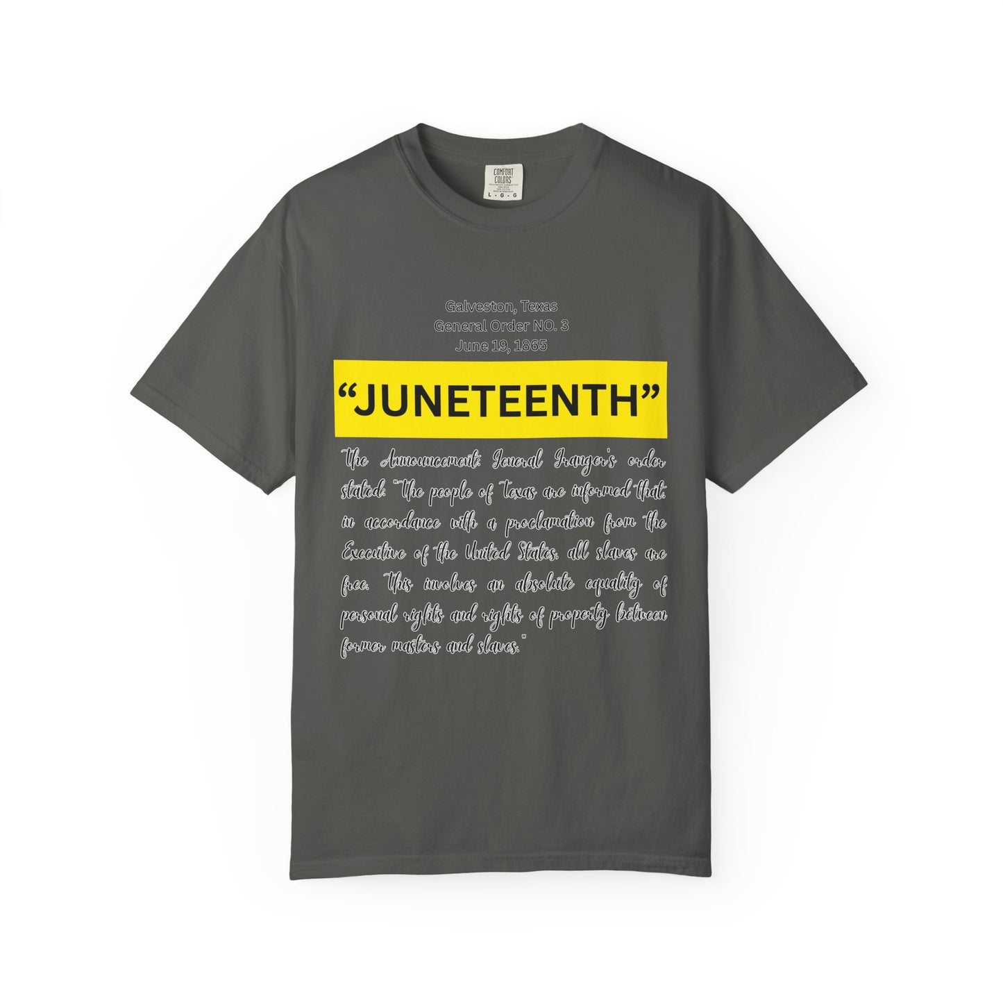 Juneteenth G O 3 Tee - Unisex T-shirt