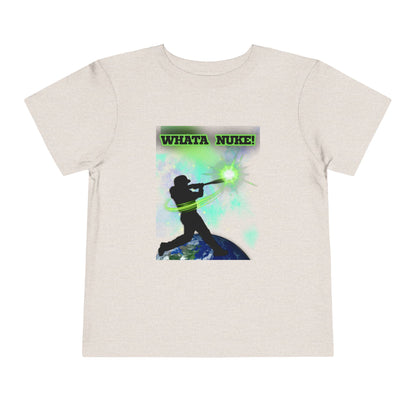 Whata Nuke Baseball Tee - Toddler Graphic T-Shirt