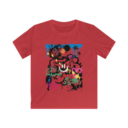 Graffiti Big Girls B Ball Tee - Youth T-Shirt