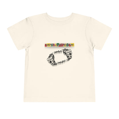 Chain Break Happy Juneteenth Tee — Toddler Graphic T-Shirt