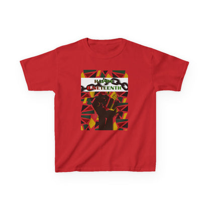 Happy Juneteenth Kids Celebration Tee — Graphic T-Shirt
