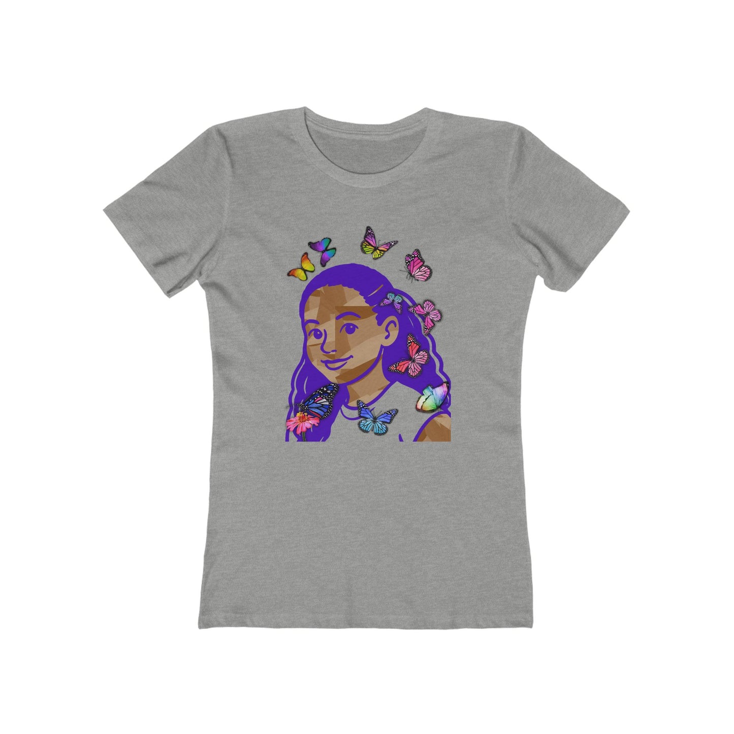 Purple Melanin Tee - Women’s Boyfriend Fit Celebration T-Shirt